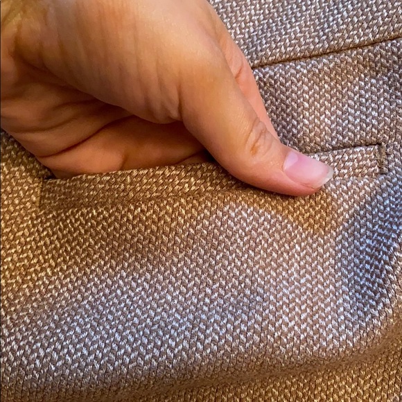 Express Women’s 8L Tan Tweed Editor Trousers - Picture 5 of 8